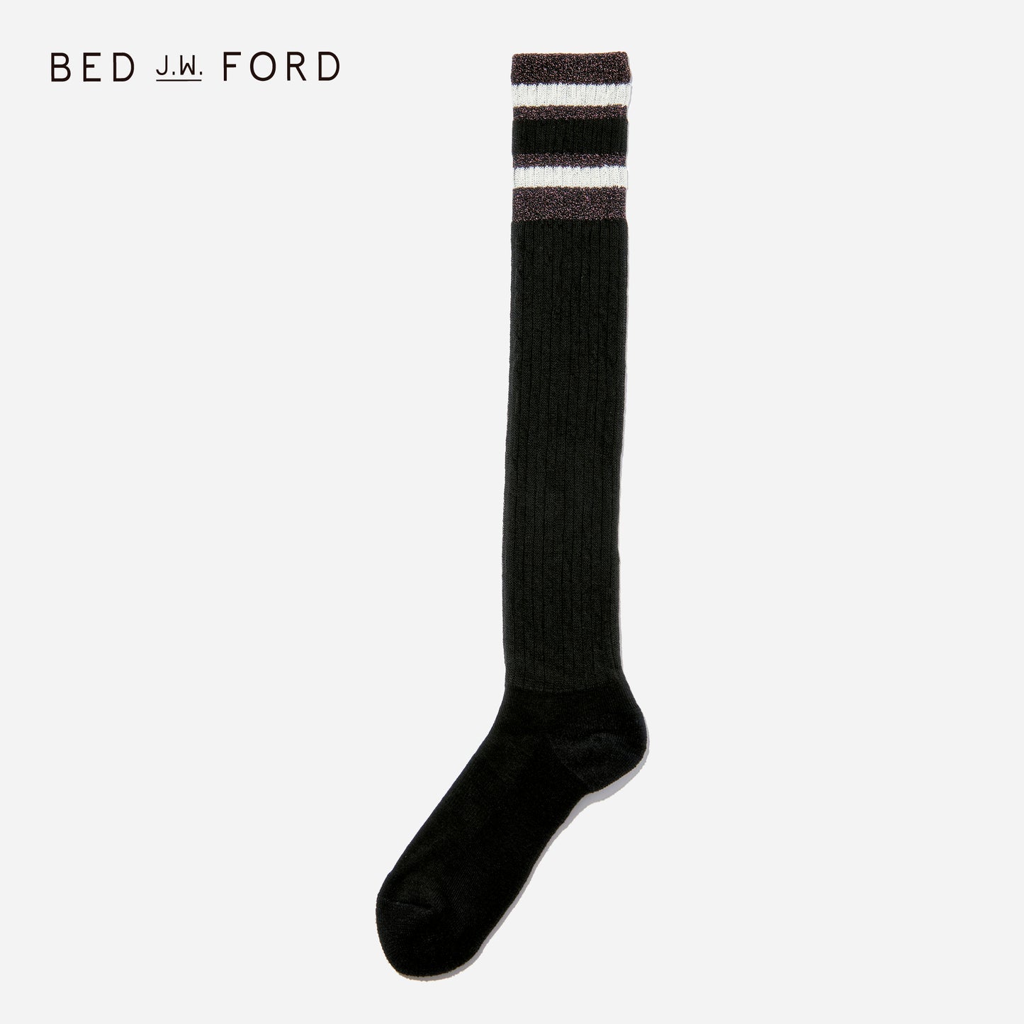 BED j.w. FORD×CHICSTOCKS  グリッター ルーズソックス  全2色/26-28cm