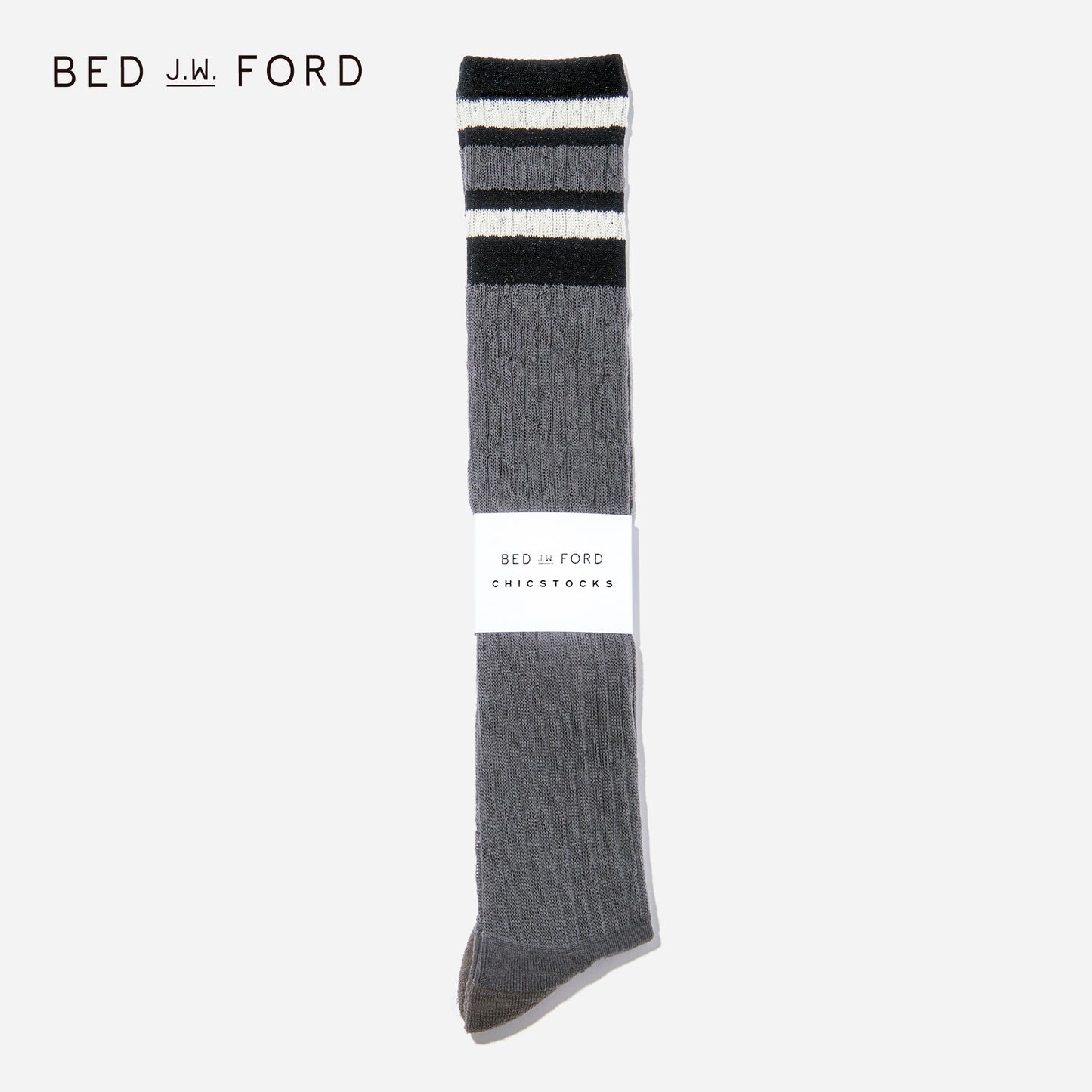 BED j.w. FORD×CHICSTOCKS  グリッター ルーズソックス  全2色/26-28cm