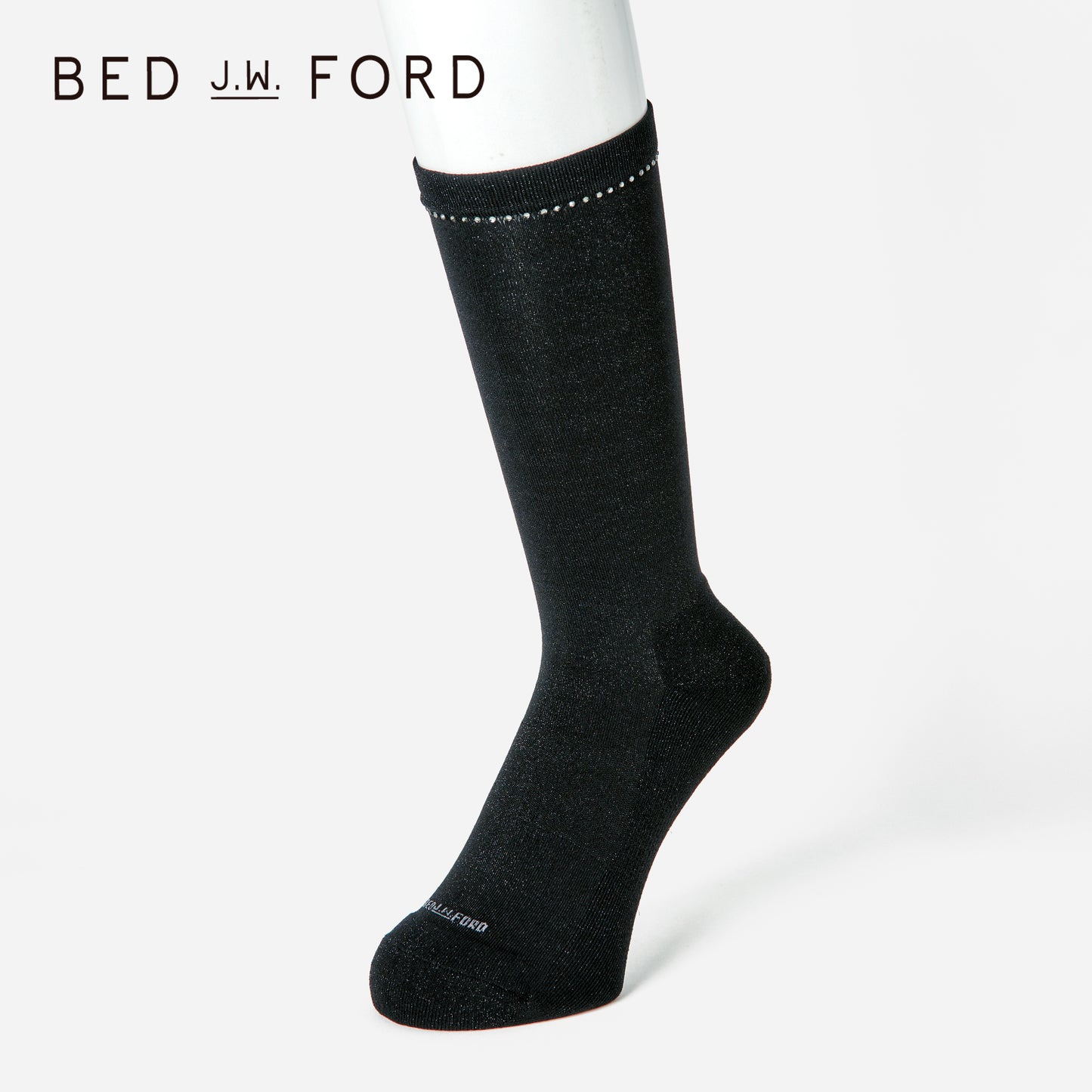 BED j.w. FORD×CHICSTOCKS  ラインストーンラメソックス  26-28cm