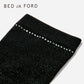 BED j.w. FORD×CHICSTOCKS  ラインストーンラメソックス  26-28cm